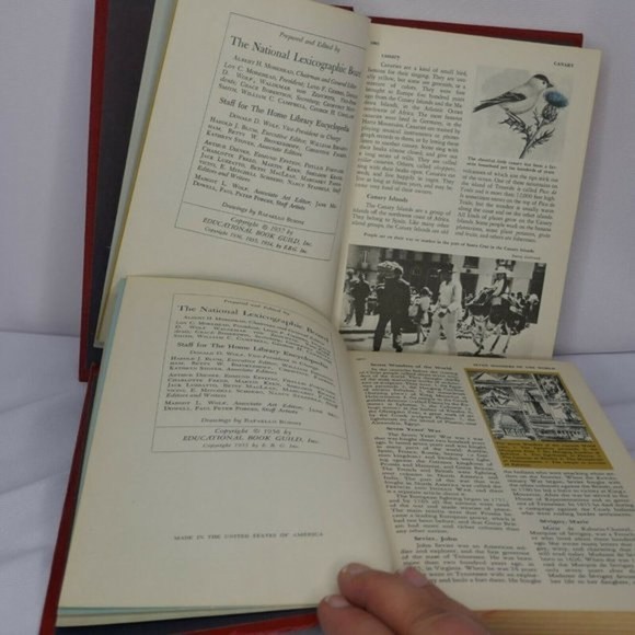 Illustrated Home Library Encyclopedia Volumes 5 & 18 only 2 Books - Picture 9 of 9